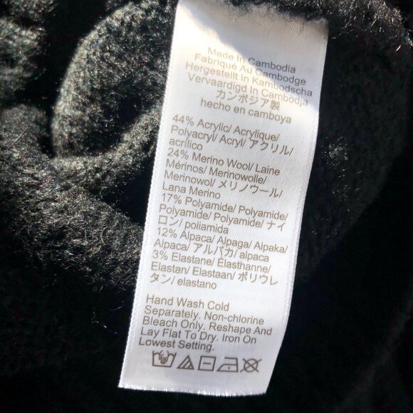 NWT J.Crew Johnny-collar Sweater with Ribbed Trim - Picture 4 of 4